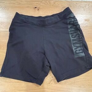 Gymshark‎ Lounge Shorts Womens Medium Black Athletic Training Gym Casualwear